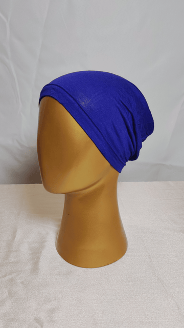 Plain Elastic Cap - Royal Blue